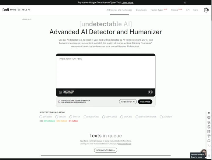 Undetectable AI